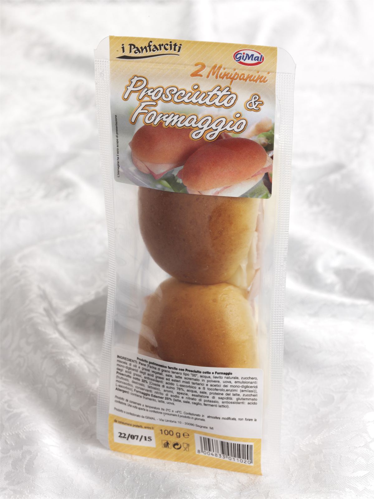 2 Mini Panini Cotto e Formaggio