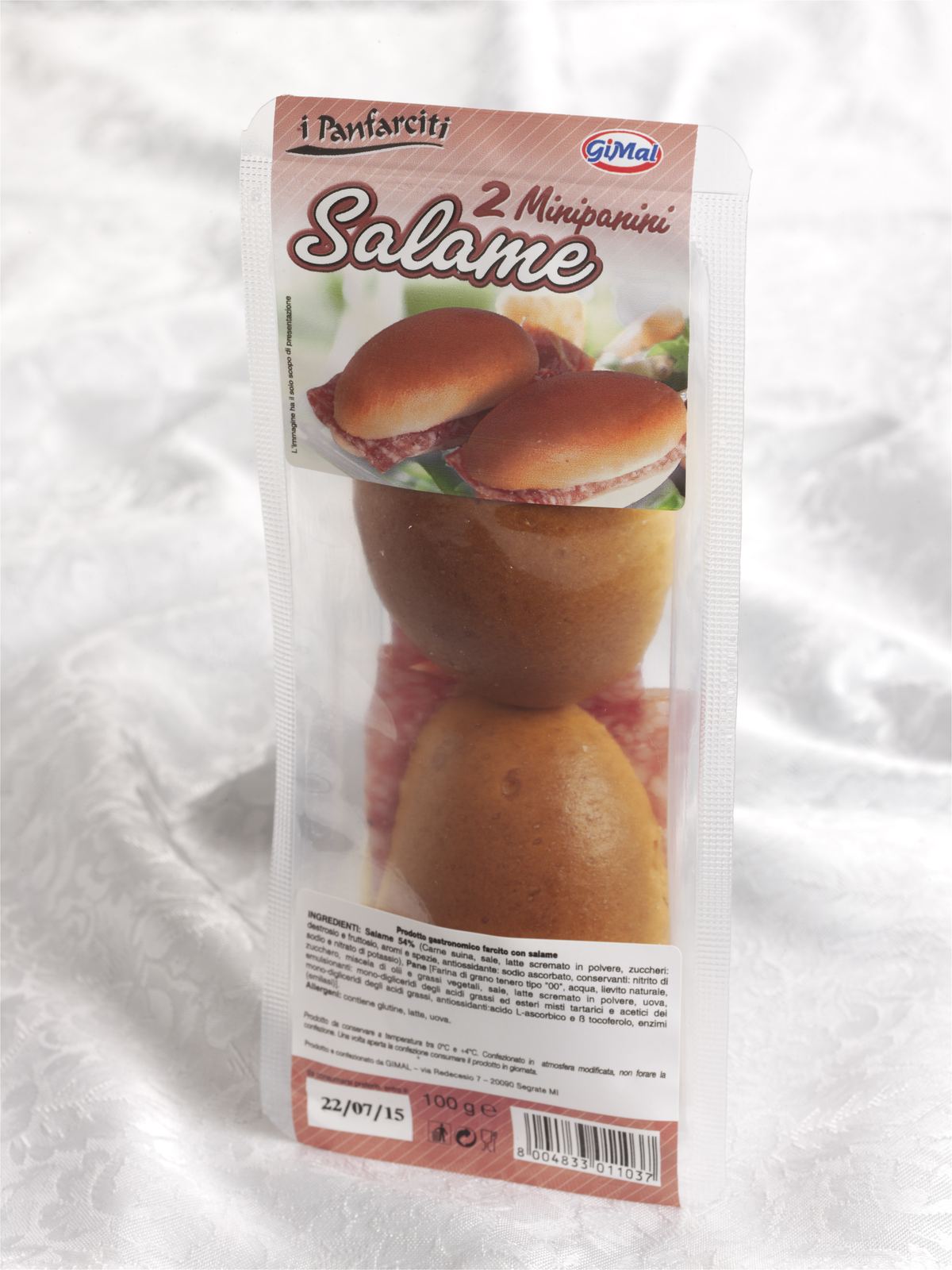 2 Mini Panini Salame e Formaggio